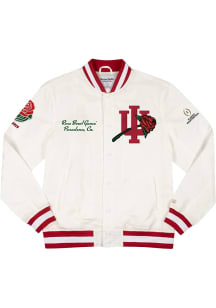 Homefield Indiana Hoosiers Mens White 2026 Rose Bowl Applique Medium Weight Jacket
