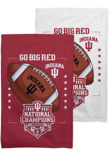 Indiana Hoosiers 25x16 2 Pack 2025 Football Nat Champ Rally Towel
