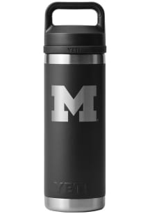 Michigan Wolverines 18oz Chug Stainless Steel Bottle - Black