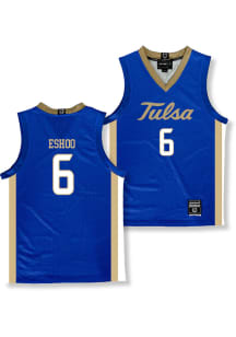 Brynn Eshoo  Campus Ink Tulsa Golden Hurricane Youth NIL Blue Basketball Jersey
