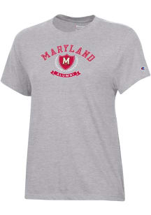 Champion Maryland Terrapins Womens Grey Alumni Short Sleeve T-Shirt