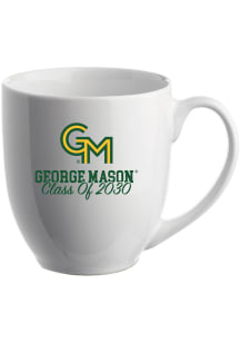 George Mason University 16oz Class of 2030 Glossy Bistro Ceramic Mug - Green