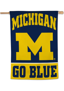 Michigan Wolverines 28x40 Banner - Blue