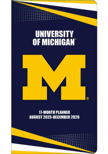 Michigan Wolverines 17 Month Pocket Planner Calendar