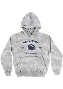 Vive La Fete Penn State Nittany Lions Youth Grey Camo Long Sleeve Hoodie