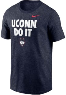 Nike UConn Huskies Navy Blue Do It Short Sleeve T Shirt