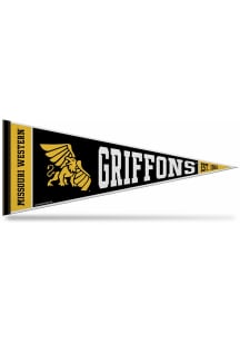 Missouri Western Griffons Rally Standard 12x30 Pennant - Black