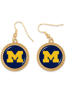 Michigan Wolverines Sydney Womens Earrings
