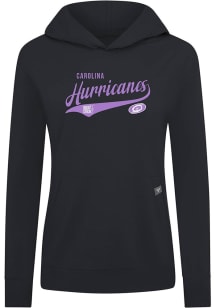 Levelwear Carolina Hurricanes Womens Black Relay Glide Hooded Sweatshirt