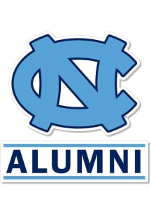 North Carolina Tar Heels 3 Inch Alumni Auto Decal - Light Blue