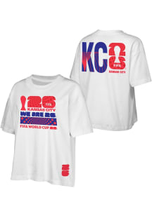 FIFA Kansas City Womens White Cityview Short Sleeve T-Shirt