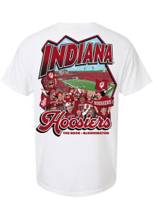 Something Inked Indiana Hoosiers White Memorial Stadium Short Sleeve T Shirt