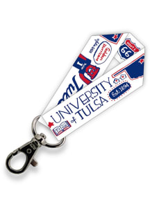 Tulsa Golden Hurricane Jumbo Team Logo Keychain - Navy Blue