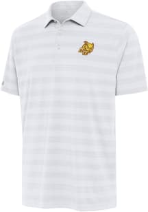 Antigua Rowan University Mens White Tunnel Short Sleeve Polo