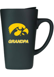 Iowa Hawkeyes 16oz Grandpa Soft Touch Ceramic Mug - Black