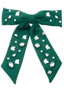 Michigan State Spartans Beaded Logo Womens Hair Scrunchie