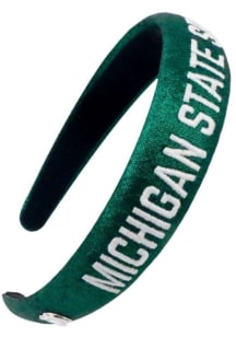 Michigan State Spartans Thin Embroidered Womens Headband