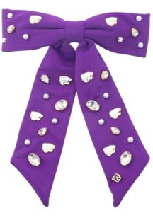 K-State Wildcats Beaded Logo Womens Hair Scrunchie