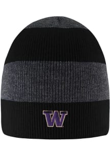 LogoFit Washington Huskies Black Columbia Mens Knit Hat