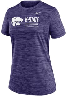 Nike K-State Wildcats Womens Purple Velocity T-Shirt