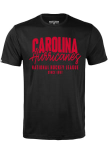 Levelwear Carolina Hurricanes Black Richmond Response Short Sleeve T Shirt