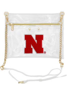 Nebraska Cornhuskers Flat Womens Clear Tote
