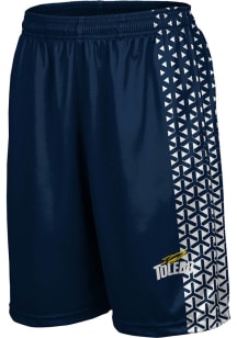 ProSphere Toledo Rockets Mens Navy Blue Geometric Shorts