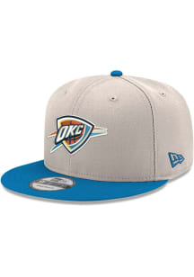 New Era Oklahoma City Thunder White JR Two-Tone 9FIFTY Youth Snapback Hat