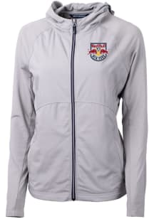 Cutter and Buck New York Red Bulls Womens Grey Adapt Eco Light Weight Jacket