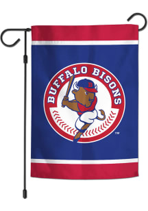 Buffalo Bisons 12x18" Primary Logo Garden Flag - Red