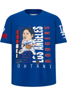 Shohei Ohtani  Pro Standard Los Angeles Dodgers Youth Blue Remix Avatar Short Sleeve T-Shirt