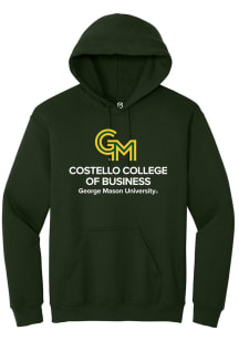 Summit Sportswear George Mason University Mens Green Donald G. Costello College of Business Long S..