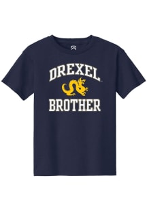 Summit Sportswear Drexel Dragons Youth Navy Blue Brother Short Sleeve T-Shirt