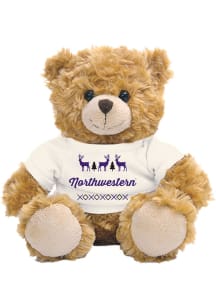 Northwestern Wildcats Jardine  Holiday 10" Holiday Plush - White