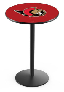 Ottawa Senators Black Round Base Pub Table