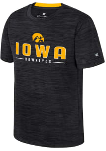 Colosseum Iowa Hawkeyes Youth Black Anderson Short Sleeve T-Shirt