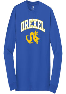 Summit Sportswear Drexel Dragons Blue Arch Logo Long Sleeve T Shirt