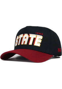 No Rivals Iowa State Cyclones Courtside Adjustable Hat - Black