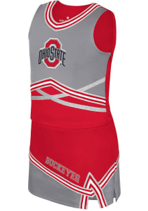 Colosseum Ohio State Buckeyes Girls Red Lollipop Set Cheer