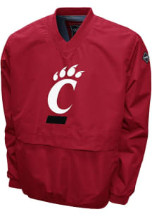 Cincinnati Bearcats Mens Red Windshell Pullover Jackets
