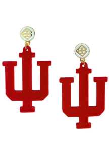 Indiana Hoosiers Logo Womens Earrings