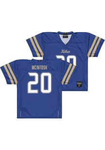 RJ McIntosh  Campus Ink Tulsa Golden Hurricane Blue NIL Football Jersey