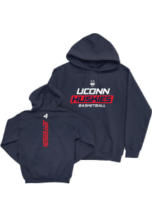 Moriah Jefferson UConn Huskies Mens Navy Blue NIL Rush Player Hood