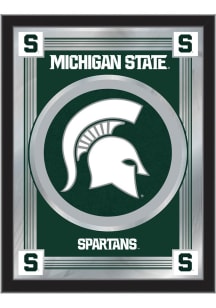 Michigan State Spartans Logo Hanging Back Bar Mirror