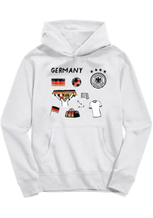 Vive La Fete Germany National Team Youth White Sam Long Sleeve Hoodie