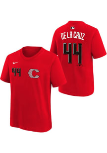 Elly De La Cruz Cincinnati Reds Youth Red City Connect NN Player Tee