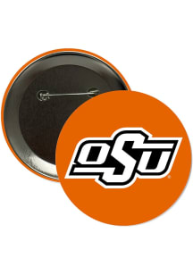 Oklahoma State Cowboys 3" Main Mark Button - Orange