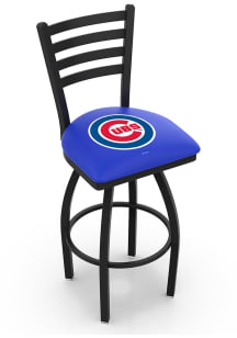 Chicago Cubs High Back Swivel Pub Stool - Black