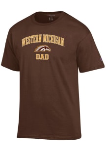 Champion Western Michigan Broncos Brown Arch Logo Dad Jersey Short Sleeve T Shirt