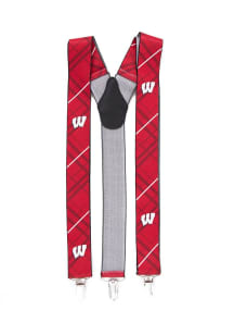 Wisconsin Badgers Suspenders Mens Tie